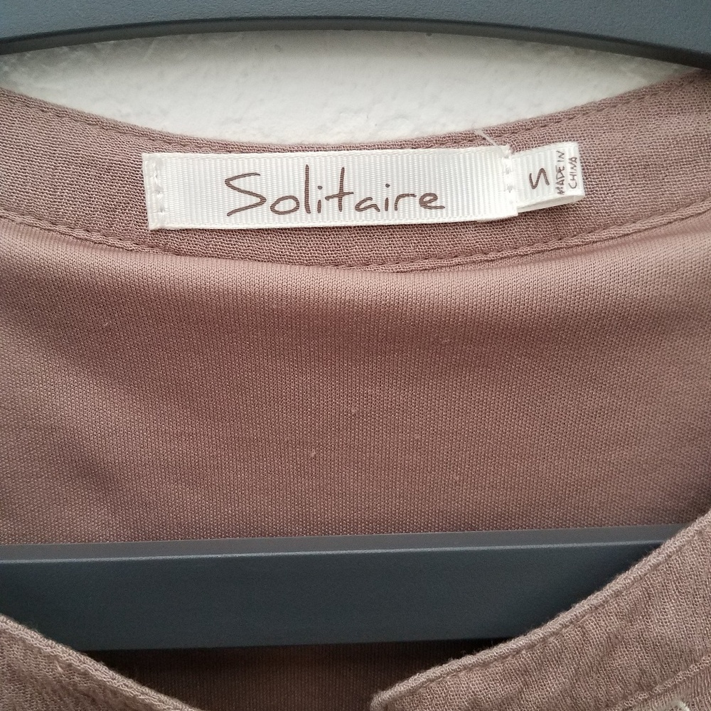Solitaire Long Sleeve Embroidered Dress - Picture 3 of 5